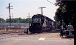 NS 6191 leads a coal train at Southern Junction